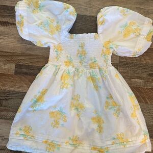 Janie and Jack Yellow Floral Top